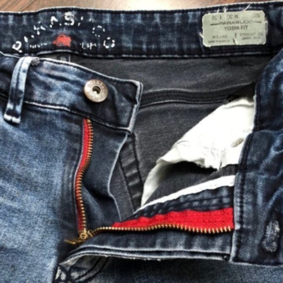 Men’s PARASUCO Acid Wash Yoshi Fit Straight Leg Jeans- Limited Edition - Picture 4 of 16